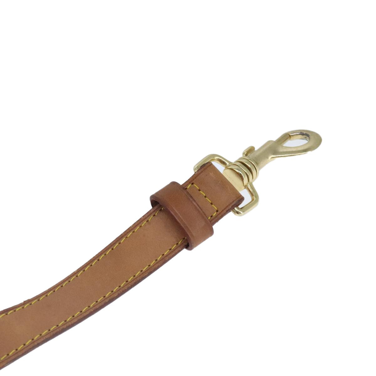 Louis Vuitton Adjustable Shoulder Strap Vachetta Leather, BEIGE, LEATHER, Straps