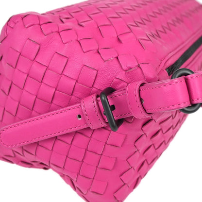 Bottega Veneta Intrecciato Handbag Leather, Pink, Leather, Handbag