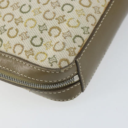 Celine C Macadam Shoulder bag Canvas, KHAKI, CANVAS, Shoulder bag