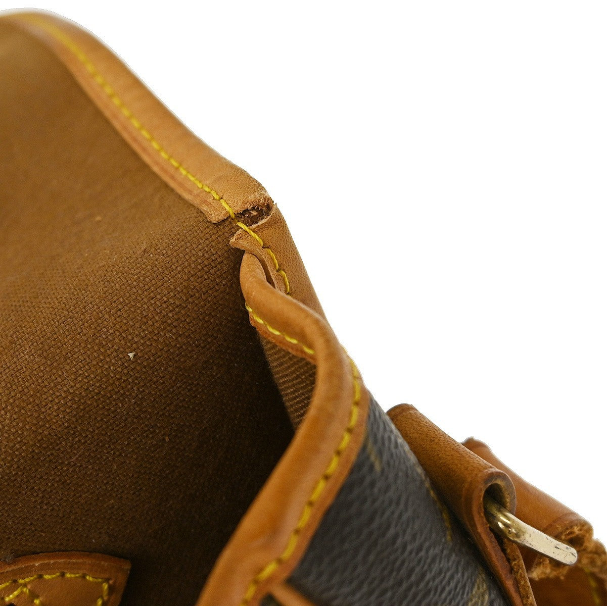Louis Vuitton Sac Gibeciere Messenger Bag Monogram Canvas, BROWN, CANVAS, Shoulder bag