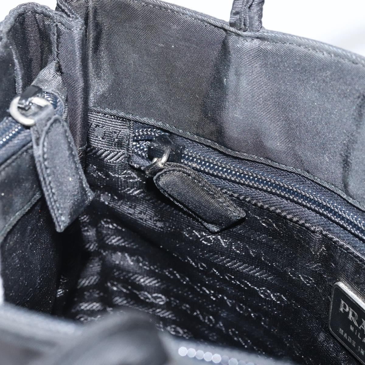 Prada Vintage Tote Nylon, BLACK, NYLON, Tote bag