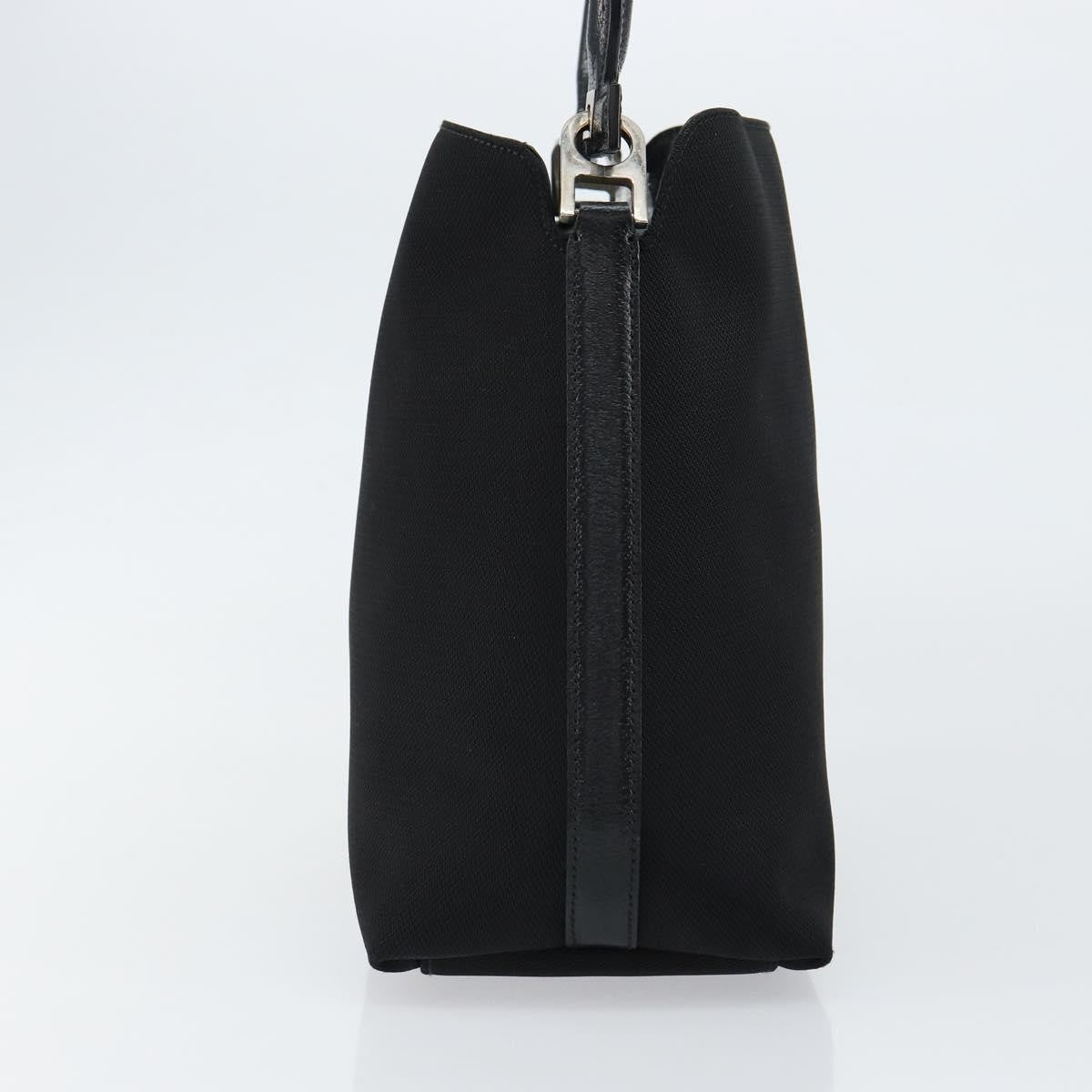 Salvatore Ferragamo Vintage Handbag Nylon, Black, Nylon, Handbag