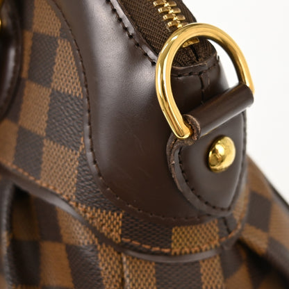 Louis Vuitton Trevi Handbag Damier, Brown, Canvas, Handbag