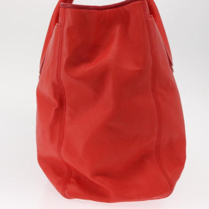 Chanel Cerf Executive Tote Leather, RED, LEATHER, Tote bag