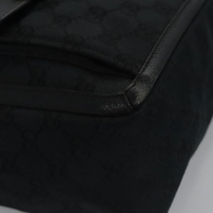 Gucci Abbey Pocket Tote GG Canvas, BLACK, CANVAS, Tote bag