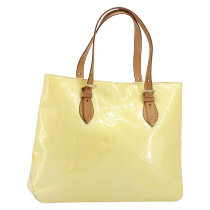 Louis Vuitton Brentwood Handbag Monogram Vernis, YELLOW, PATENT_LEATHER, Tote bag