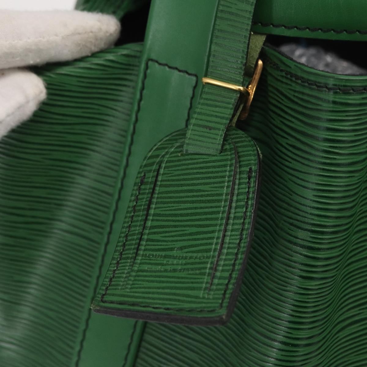 Louis Vuitton Randonnee Backpack Epi Leather, Green, Leather, Backpack