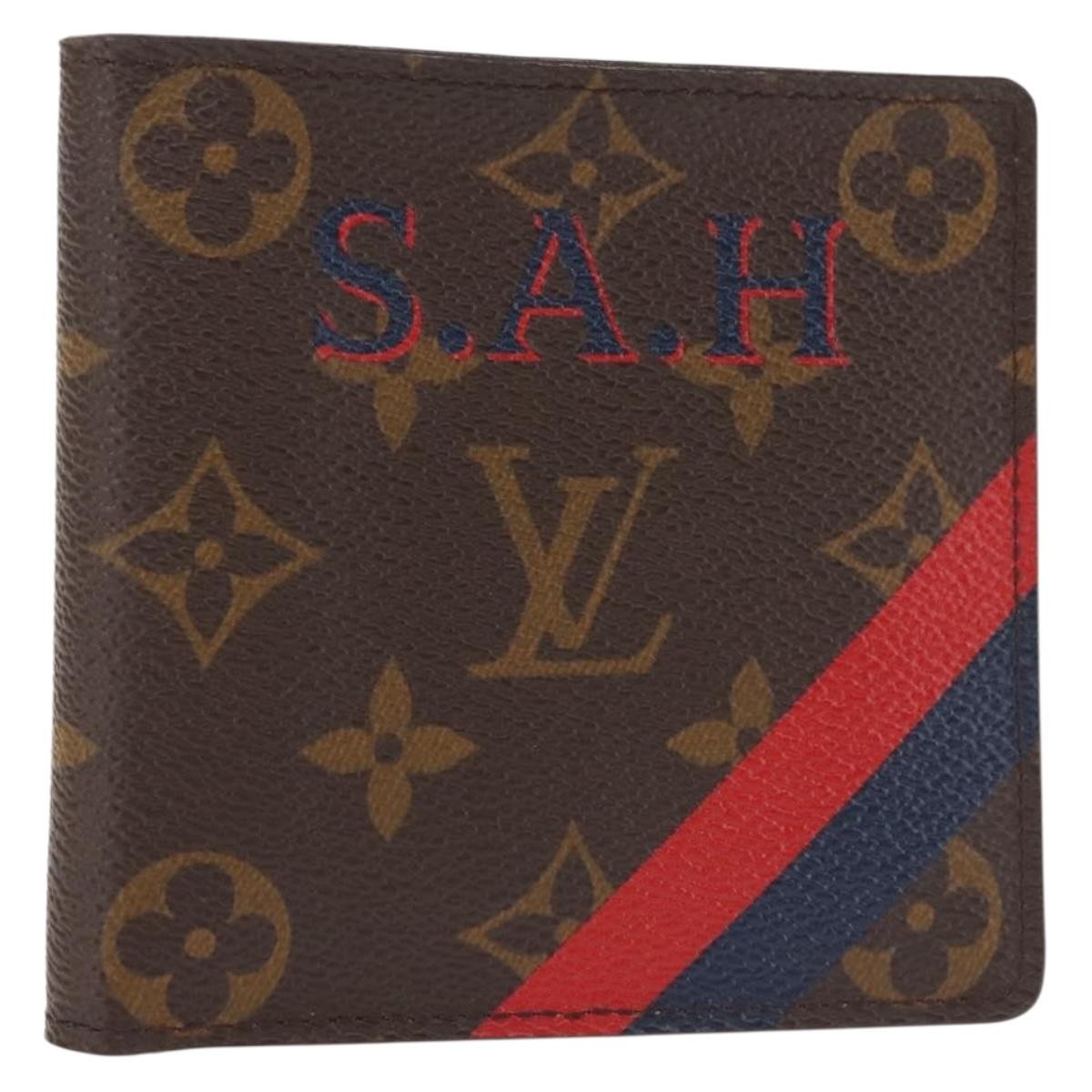 Louis Vuitton Marco Wallet NM Monogram Canvas, BROWN, CANVAS, Wallets