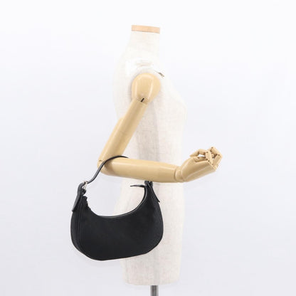 Celine Ava Bag Macadam canvas, BLACK, CANVAS, Handbag