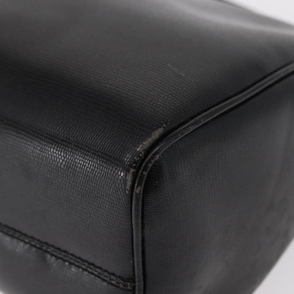 Celine Vintage Circle Logo Crossbody Bag Leather, BLACK, LEATHER, Shoulder bag
