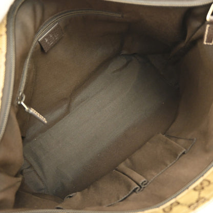 Gucci Zip Top Messenger Bag GG Imprime, "brown + Beige", Canvas, Shoulder Bag