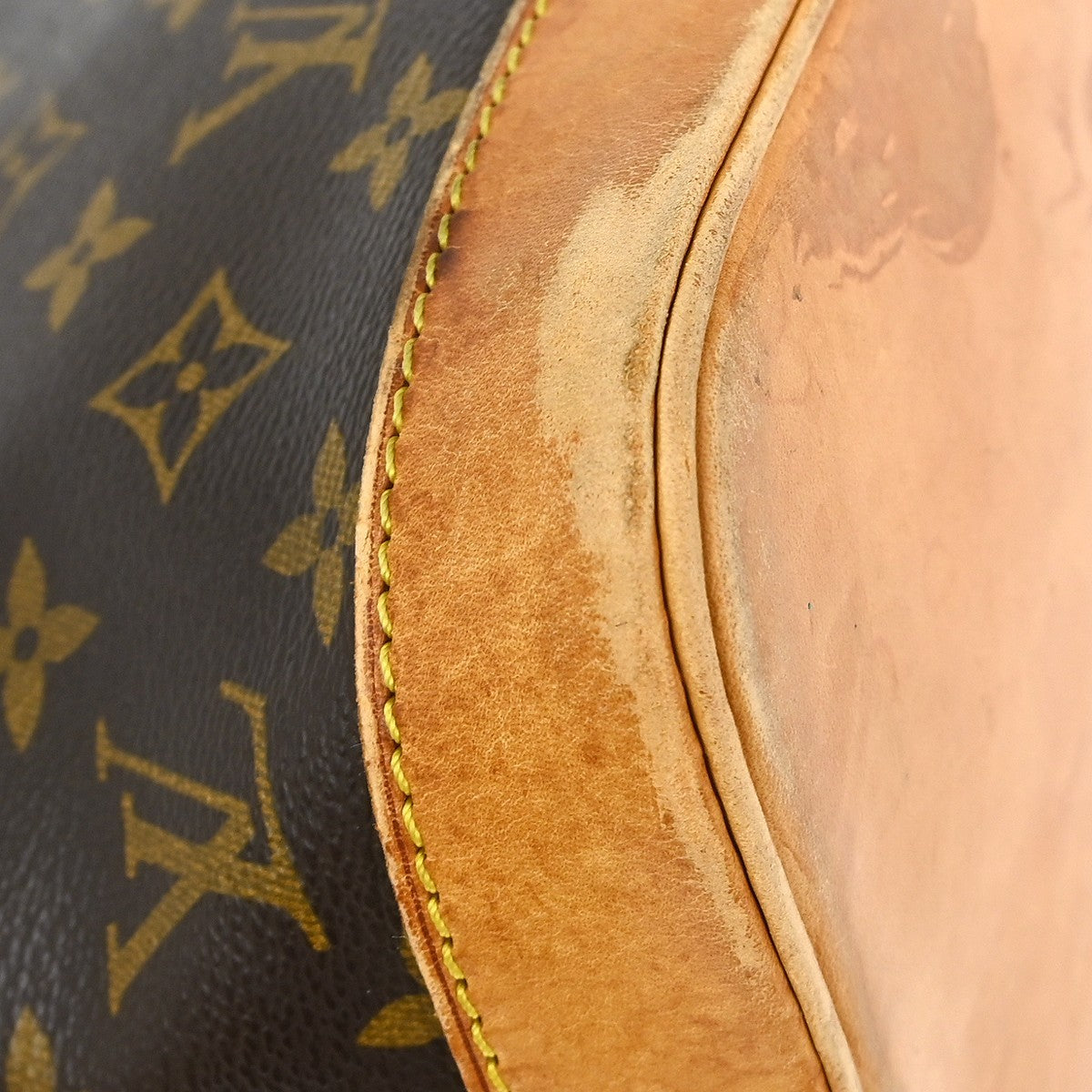 Louis Vuitton Vintage Alma Handbag Monogram Canvas, BROWN, CANVAS, Handbag