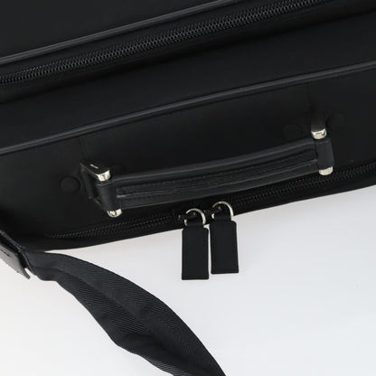 Prada Convertible Front Pocket Briefcase Tessuto with Saffiano Leather, Black, Nylon, Briefcase