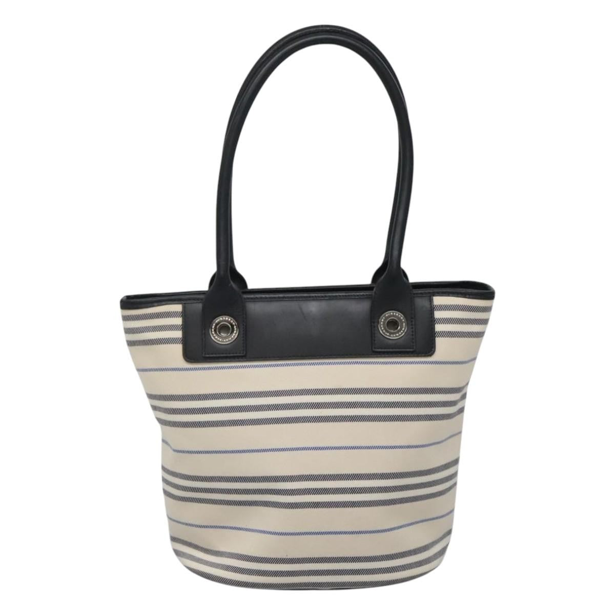 Burberry Vintage Handbag Canvas, BEIGE, CANVAS, Handbag