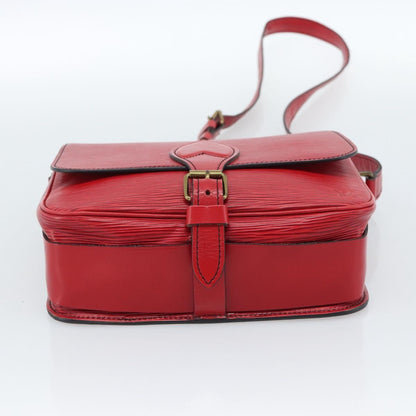 Louis Vuitton Cartouchiere Handbag Epi Leather, Red, Leather, Shoulder Bag