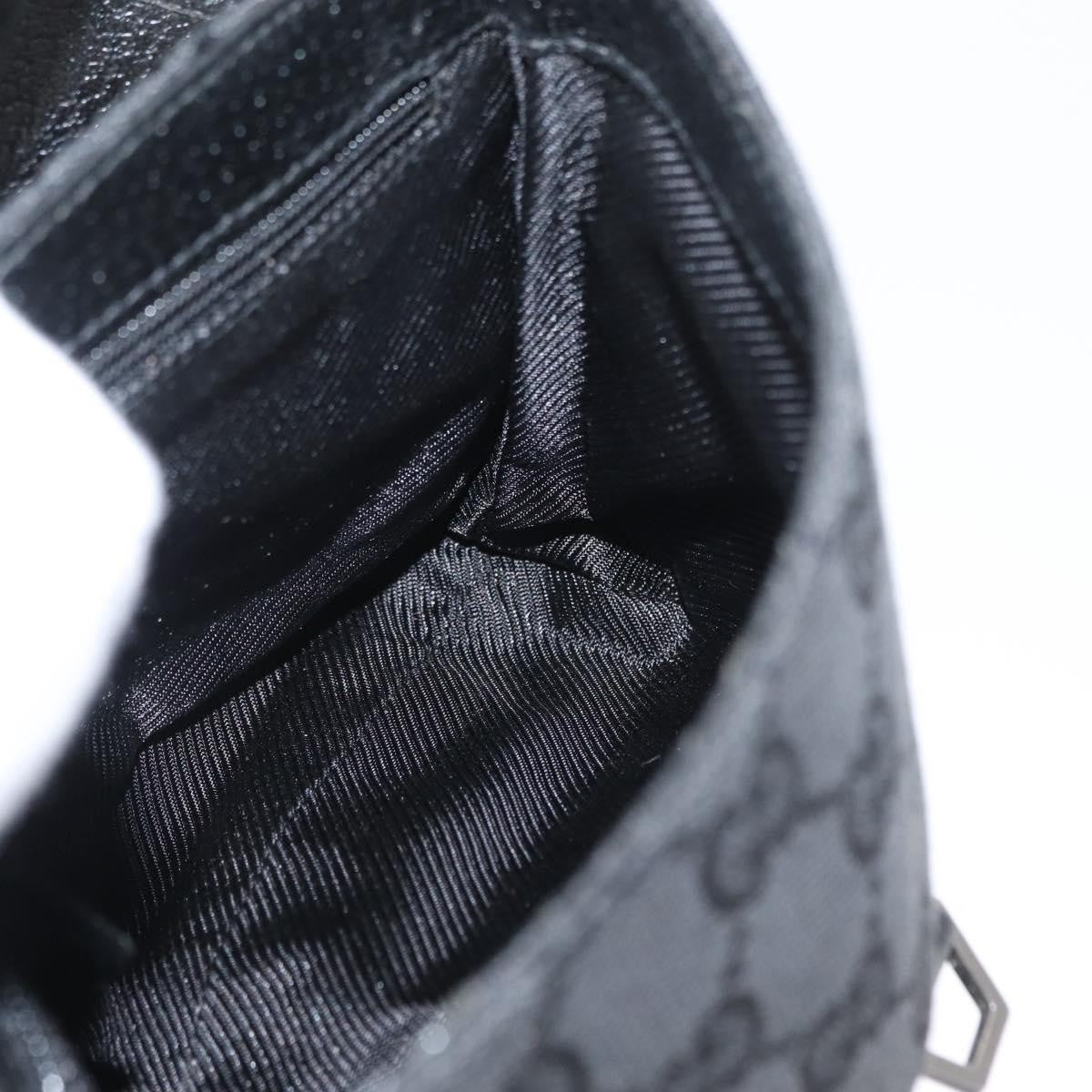 Gucci Vintage Jackie Waist Bag GG Canvas, BLACK, CANVAS, Shoulder bag