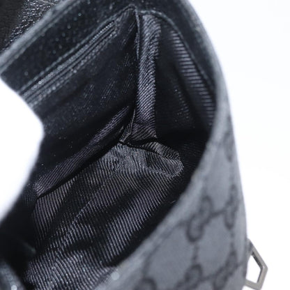 Gucci Vintage Jackie Waist Bag GG Canvas, BLACK, CANVAS, Shoulder bag