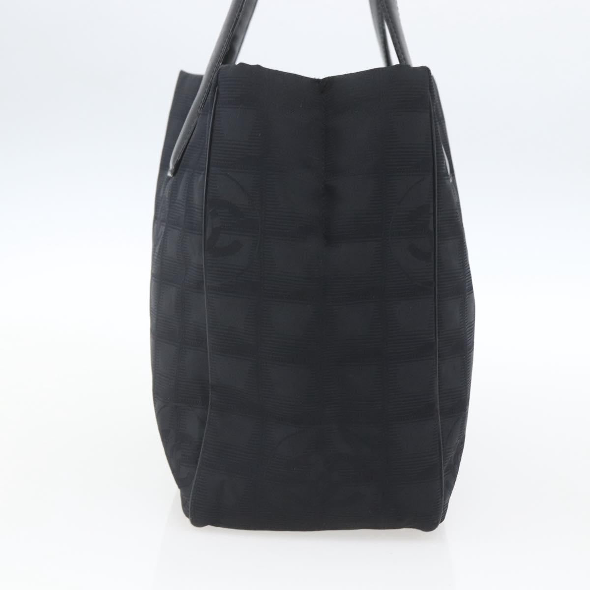 Chanel Travel Line Tote Nylon, BLACK, NYLON, Tote bag