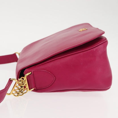Valentino Garavani VLogo Flap Crossbody Bag Leather, PINK, LEATHER, Crossbody bag