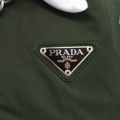 Prada Re-Edition 1995 Chain Tote Quilted Re-Nylon, Khaki, Nylon, Shoulder Bag