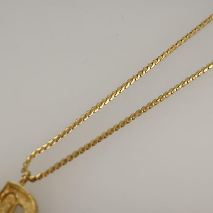 Christian Dior CD Pendant Necklace Gold-plated, GOLD, GOLD_PLATED, Necklace