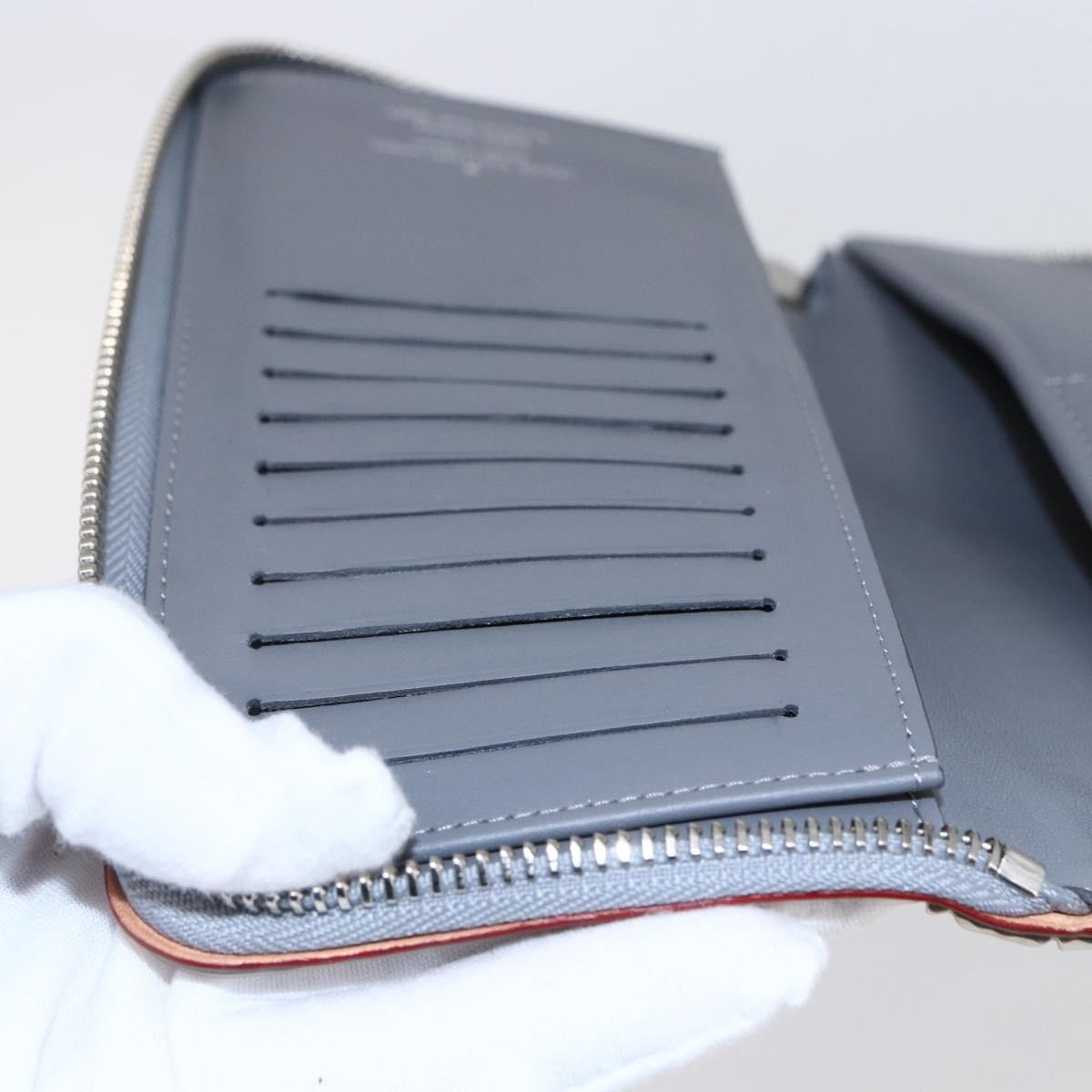 Louis Vuitton Zippy wallet vertical Monogram mirror, SILVER, CANVAS, Wallets