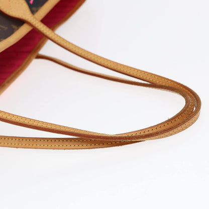 Louis Vuitton Neverfull Tote Limited Edition Monogram Roses, PINK, CANVAS, Tote bag