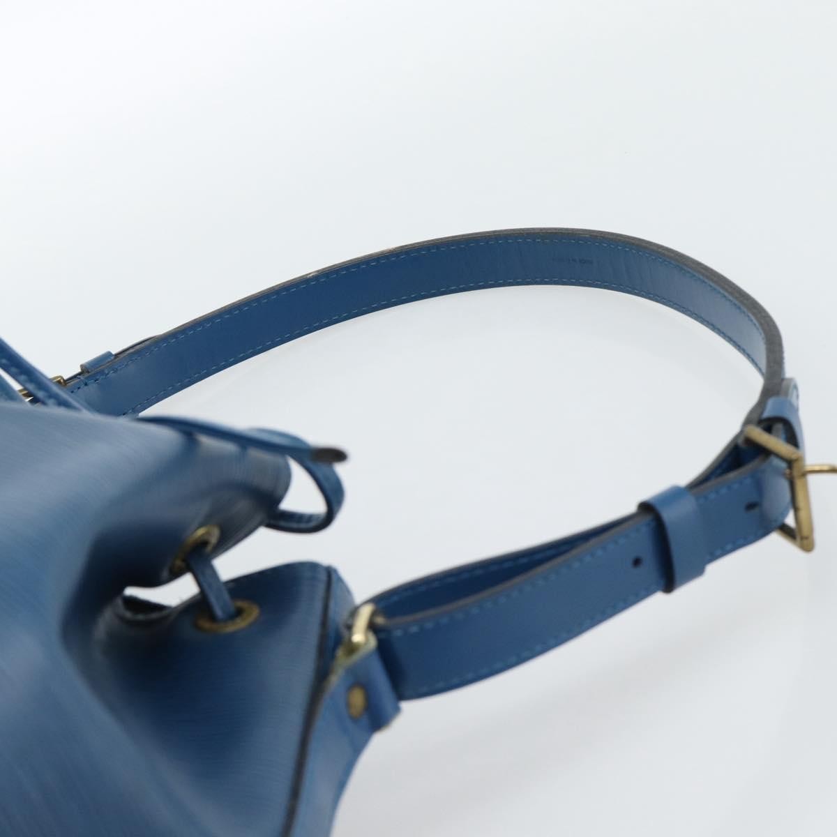 Louis Vuitton Noe Handbag Epi Leather, Blue, Leather, Shoulder Bag