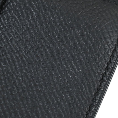 Hermes Bearn Wallet Epsom, Black, Leather, Wallet