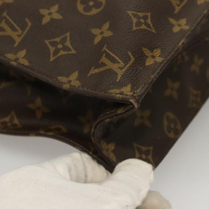 Louis Vuitton Sac Plat Bag Monogram Canvas, BROWN, CANVAS, Handbag