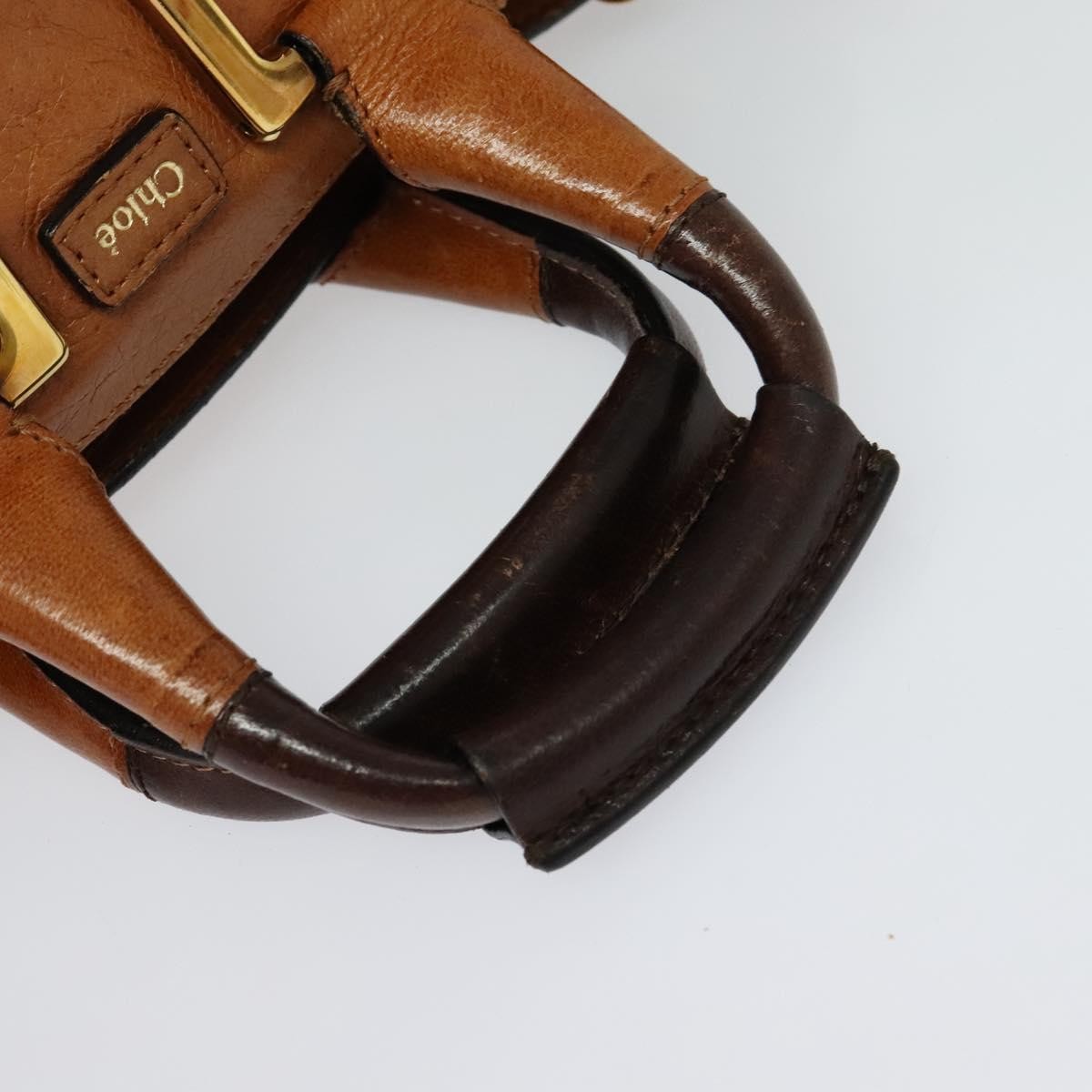 Chloe Ethel Handbag Leather, BROWN, LEATHER, Handbag