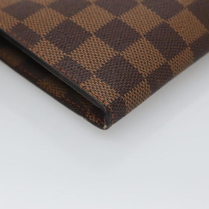 Louis Vuitton Marais Bucket Zip Pouch Damier, BROWN, CANVAS, Clutche & pouche
