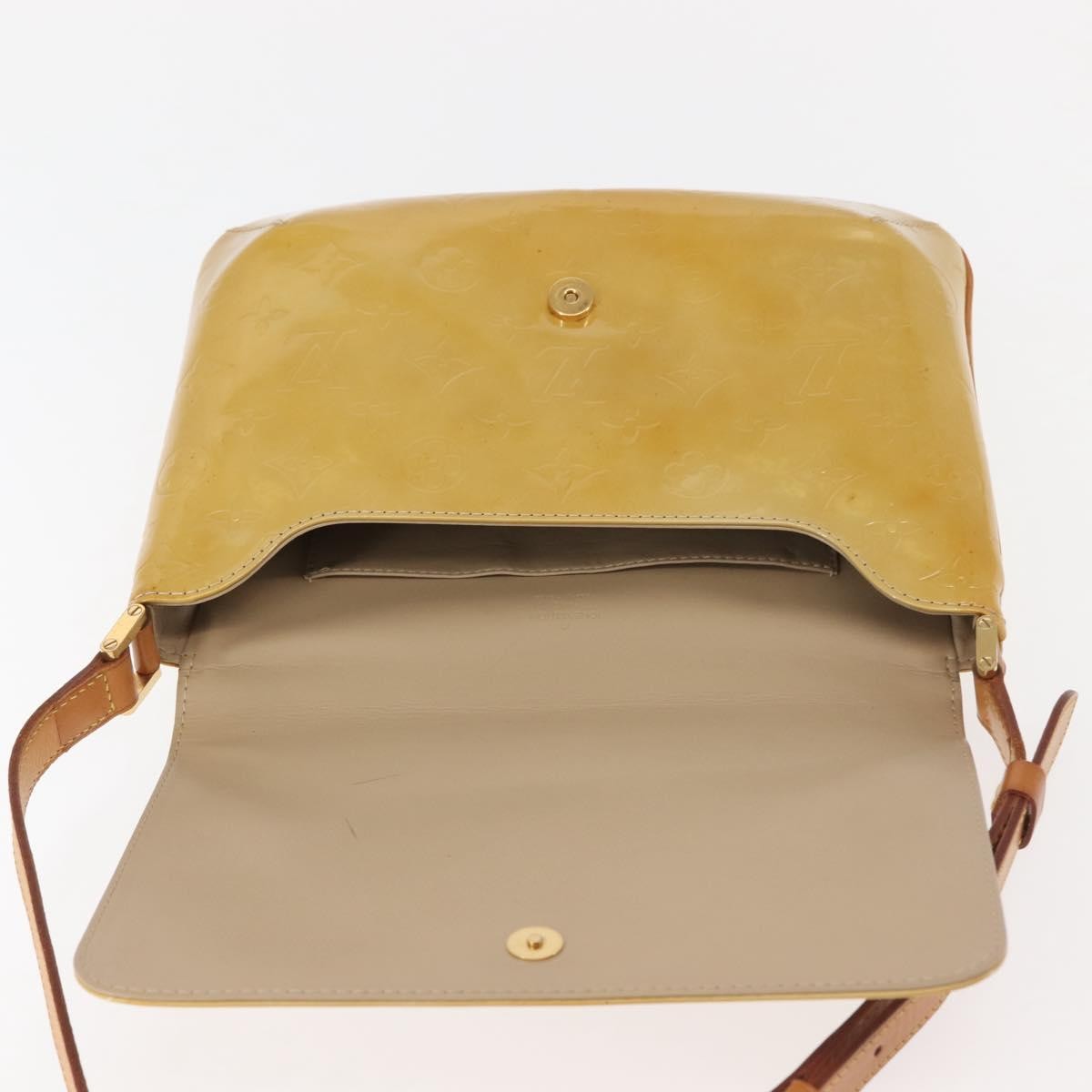 Louis Vuitton Thompson Street Handbag Monogram Vernis, BEIGE, PATENT_LEATHER, Handbag