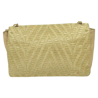 Salvatore Ferragamo Vala Shoulder Bag Leather, GOLD, LEATHER, Shoulder bag