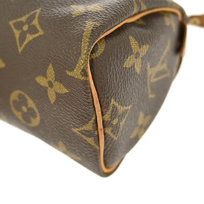 Louis Vuitton Speedy Mini HL Handbag Monogram Canvas, BROWN, CANVAS, Handbag