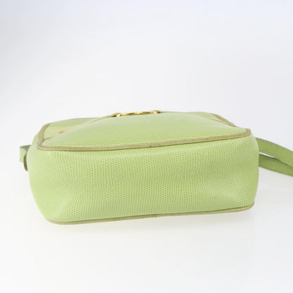 Salvatore Ferragamo Vara Bow camera Shoulder Bag Leather, GREEN, LEATHER, Shoulder bag