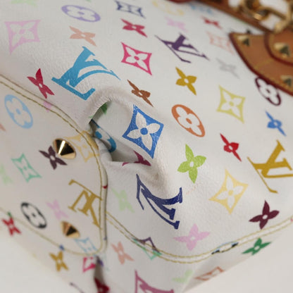 Louis Vuitton Annie Handbag Monogram Multicolor, WHITE, CANVAS, Tote bag
