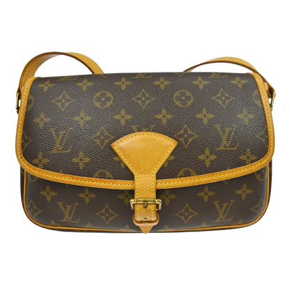 Louis Vuitton Sologne Handbag Monogram Canvas, Brown, Canvas, Shoulder Bag