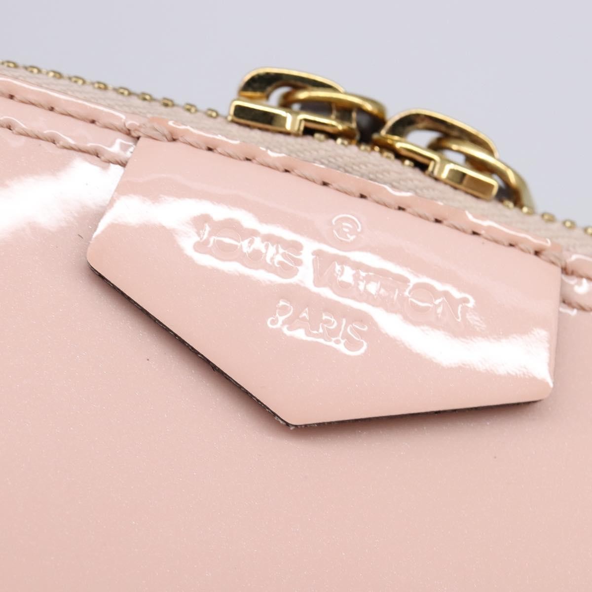 Louis Vuitton Alma Chain Handbag Vernis with Monogram Canvas, PINK, PATENT_LEATHER, Shoulder bag