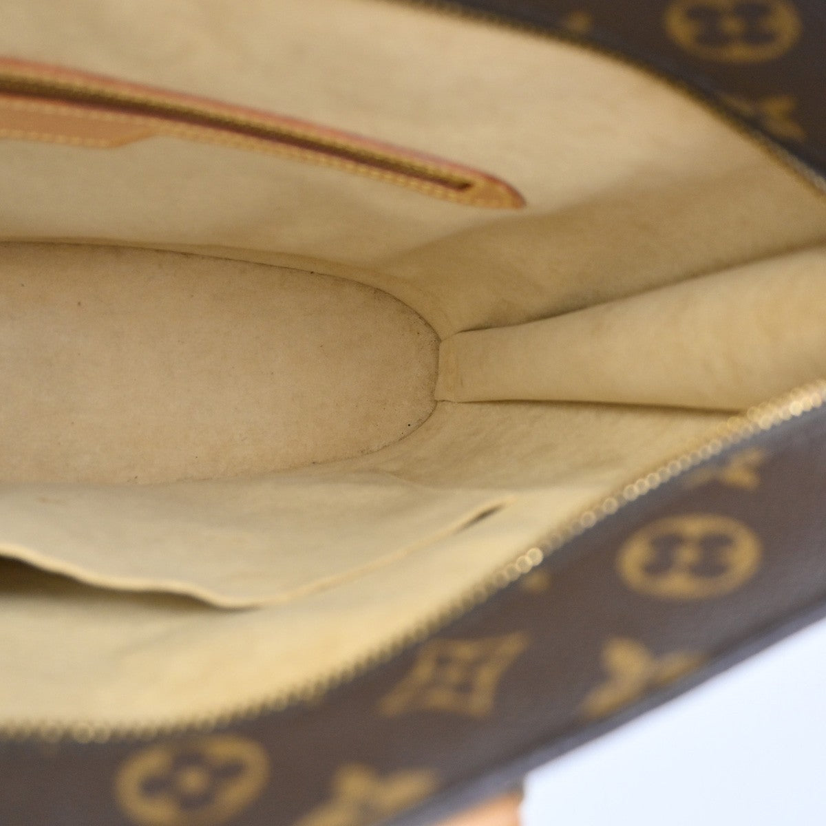 Louis Vuitton Babylone Handbag Monogram Canvas, BROWN, CANVAS, Shoulder bag