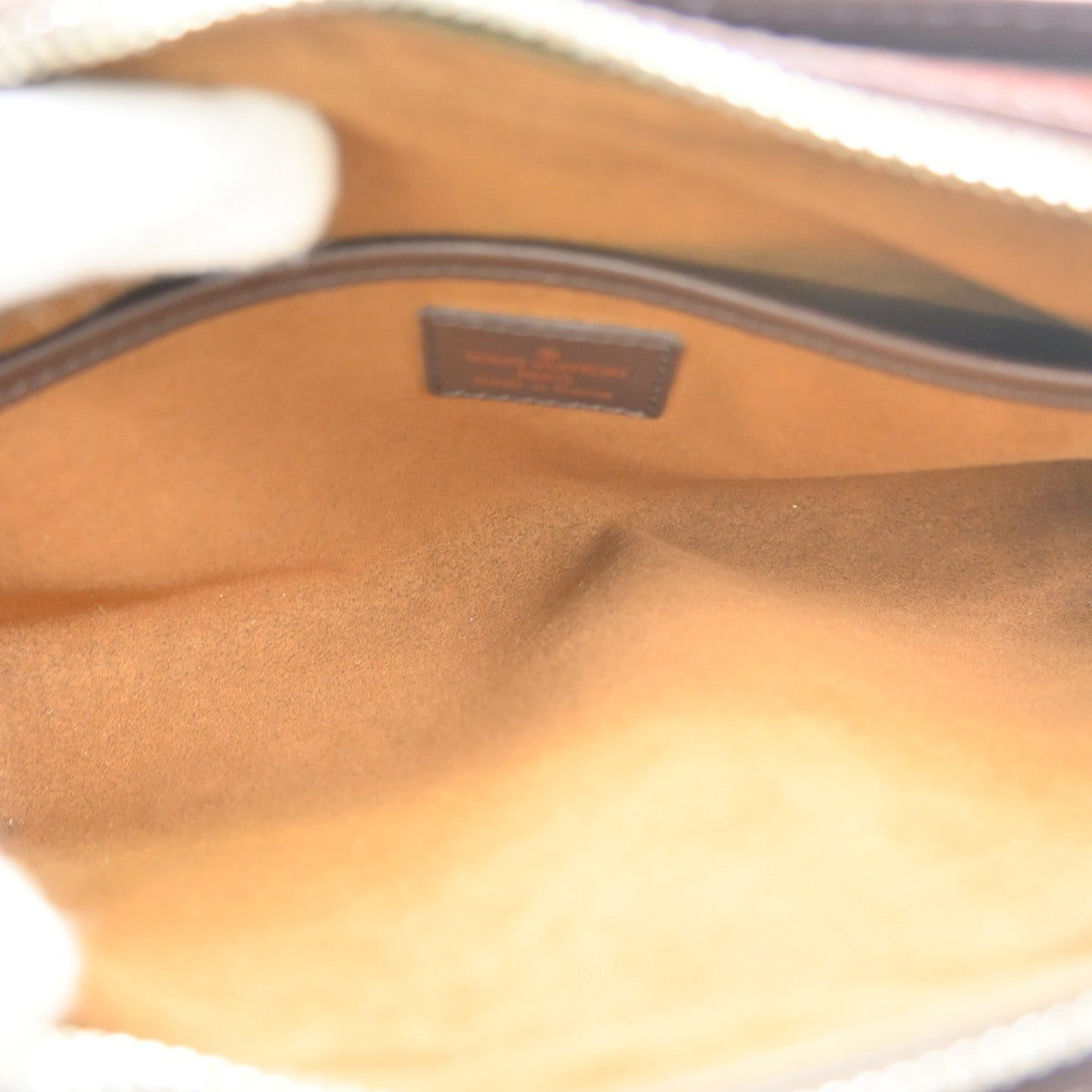Louis Vuitton Pochette Saint Louis Damier, Brown, Canvas, Clutch