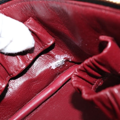 Chanel Vanity pouch Leather, BLACK, LEATHER, Toiletry Case