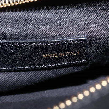 Chloe Alice Satchel Leather, NAVY, LEATHER, Handbag