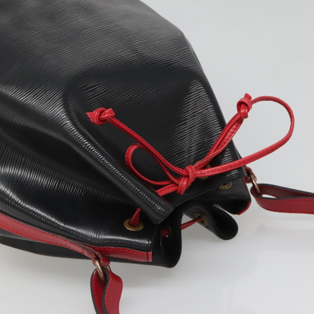 Louis Vuitton Bicolor Noe Handbag Epi Leather, Black, Leather, Shoulder Bag