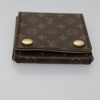 Louis Vuitton CASE JEWELRY BOX Canvas, BROWN, CANVAS, Wallets