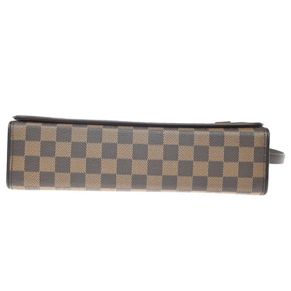 Louis Vuitton Tribeca Handbag Damier, BROWN, LEATHER, Shoulder bag