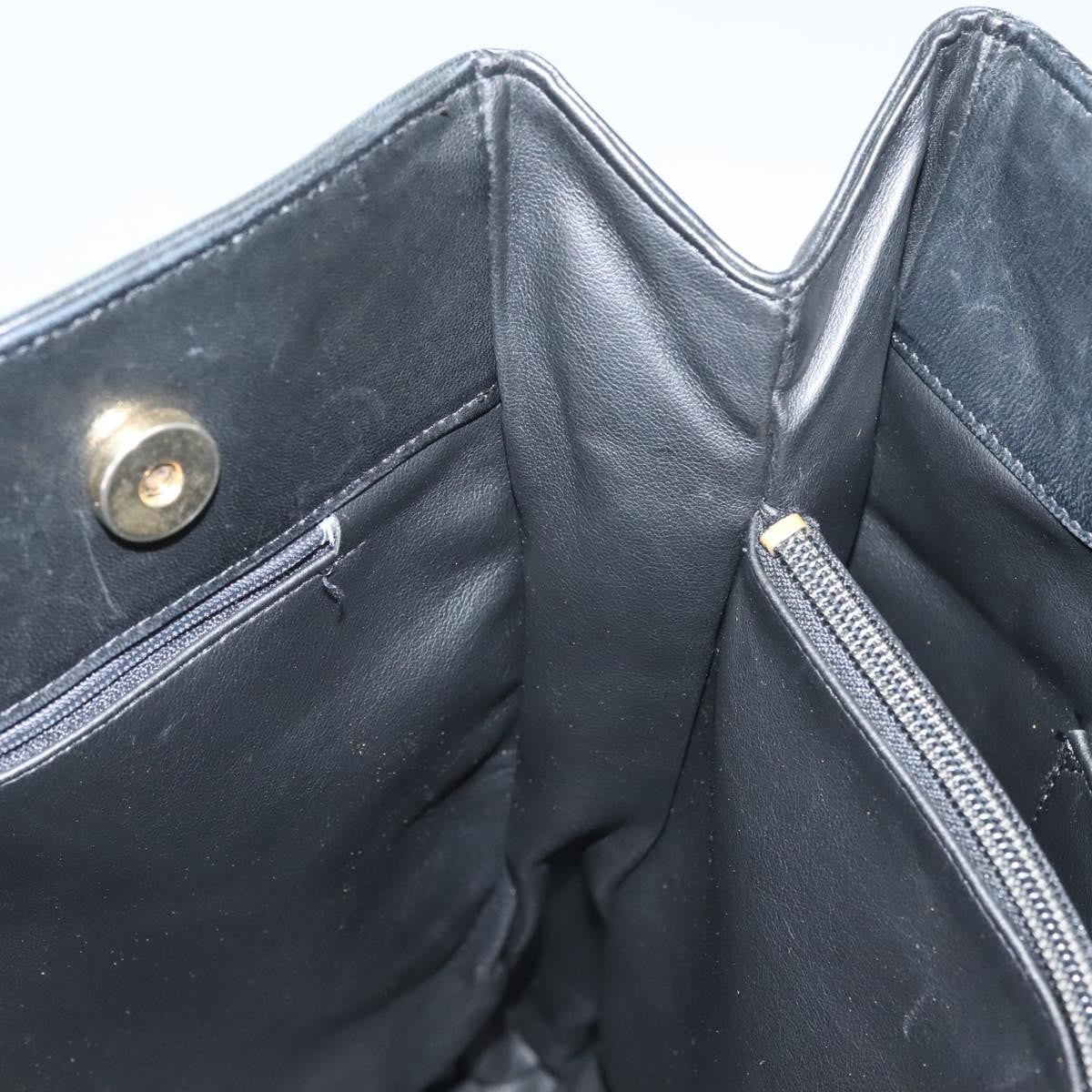 Bally Vintage Tote Bag Leather, Black, Leather, Tote Bag