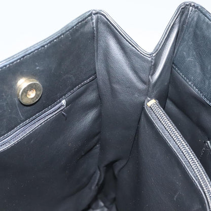 Bally Vintage Tote Bag Leather, Black, Leather, Tote Bag