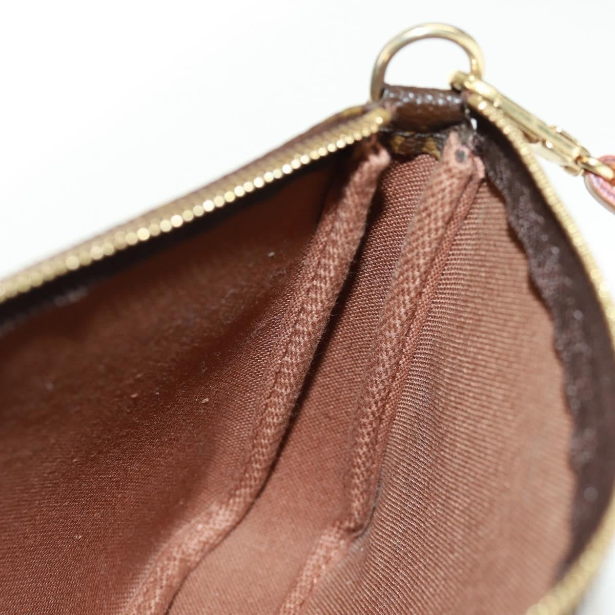 Louis Vuitton Pochette Accessoires Limited Edition Monogram Murakami Panda, BROWN, CANVAS, Clutche & pouche