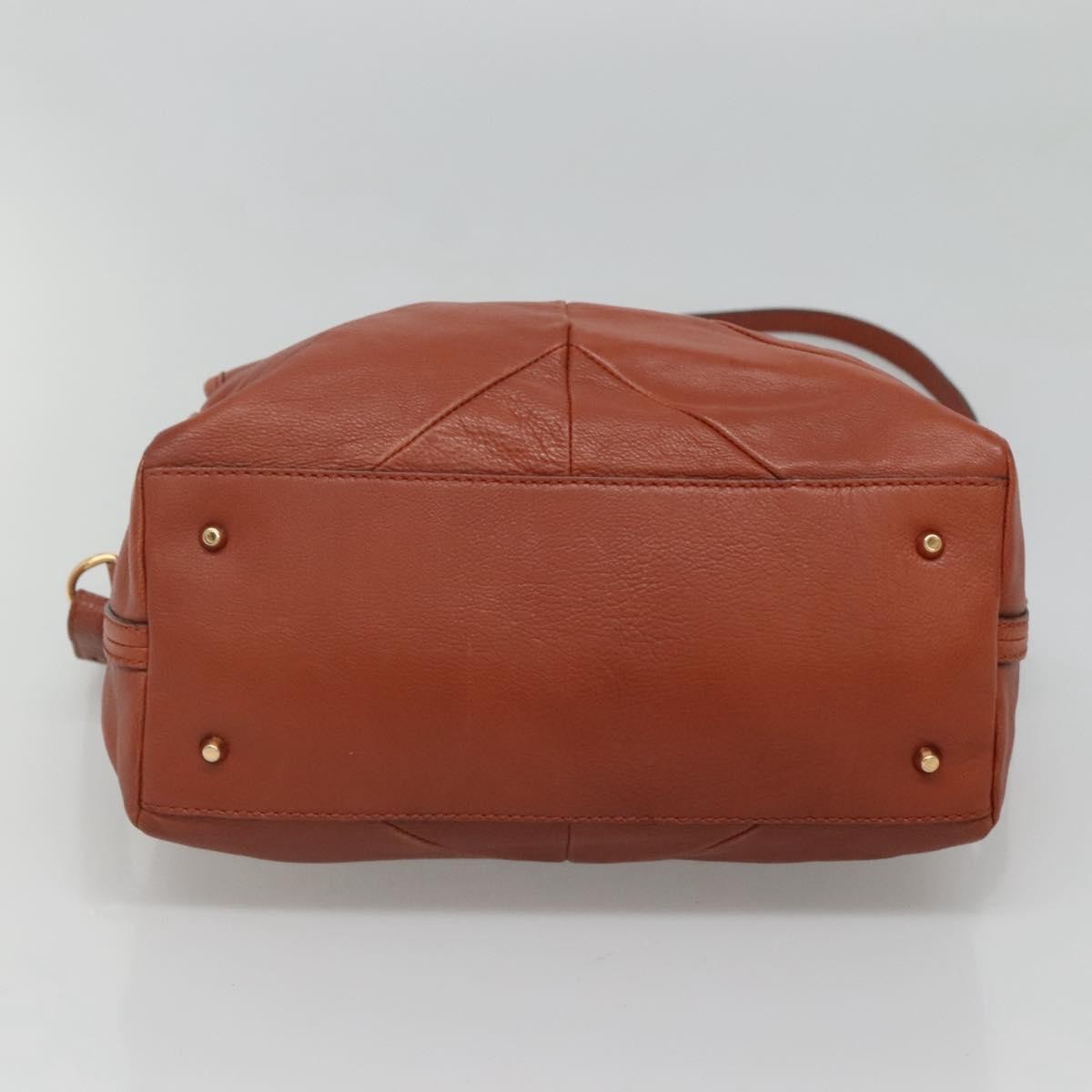 Chloe Elsie Satchel Leather, BROWN, LEATHER, Handbag